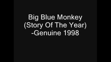 Big Blue Monkey ( Story Of The Year) - Genuine 1998