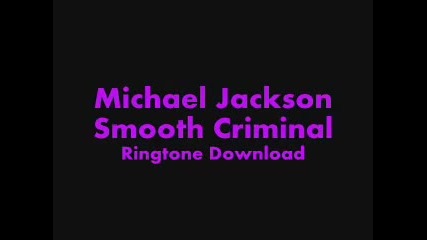 Smooth Criminal