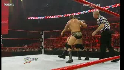 Raw Ted Dibiase vs Batista Високо Качество 05.04.09