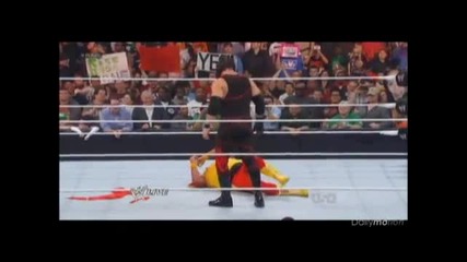 Kane Chokeslams Fake Hulk Hogan - Raw 4.9.12