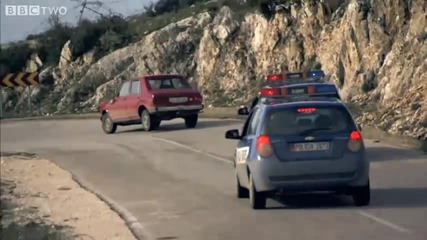 High Speed Albanian Police Chase - Top Gear Series 16 Episod
