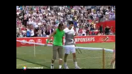 Рафаел Надал Vs Новак Джокович - Финал Queens 2008 