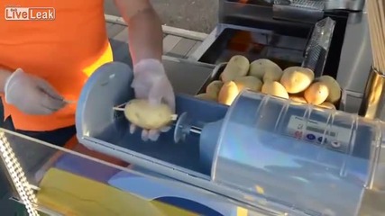 Как се правят пържени картофи на клечка
