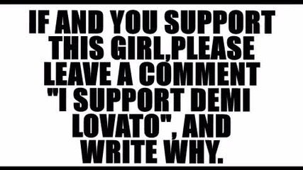They Support Demi Lovato! Do It Too! 