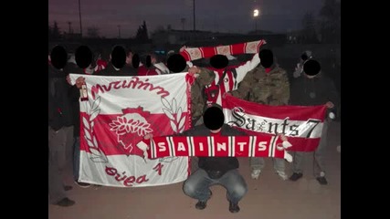 Olympiakos Hooligans Fuck Paok 