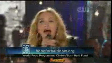 Hope For Haiti Now - Madonna - Like A Prayer 