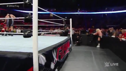 John Cena Team Win And Erick Rowan Destroy Sell outs Team 1-12-2014