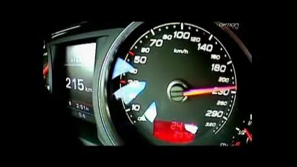 290км/ч в Audi Rs6 - зверско ускорение и звук