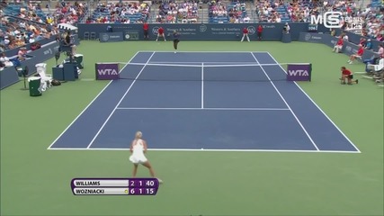 Serena Williams vs Caroline Wozniacki, Cincinnati Open 2014 (12 Finale), highlights