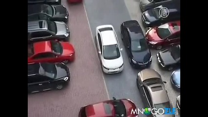 Най-гъстото паркиране в света