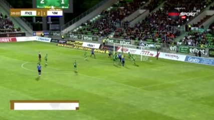 Спасяване на Пламен Илиев от Лудогорец срещу Черно море