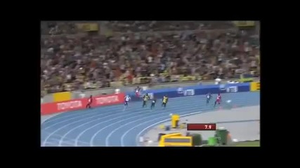 Болт отново изуми света - 200м на световното по Лека Атлетика 2011 - 19.40 сeк.