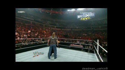 2 21 11: Гробаря и Трите Хикса се завърнаха в Raw! 