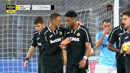 Goal by Slavia Sofia
