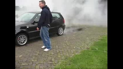 Vw Polo Gti Burnout
