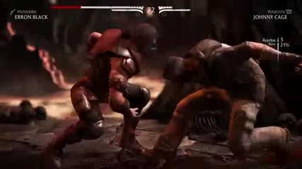 Mortal Kombat X - Erron Black vs Johnny Cage