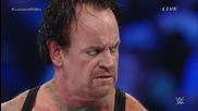 Undertaker Shocking Returns Wwe Battleground 20.07.2015 Confronts Brock Lesnar Revenge Series !!!