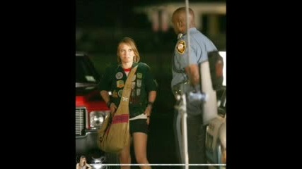Hilary Duff filming Greta. October 21 2007