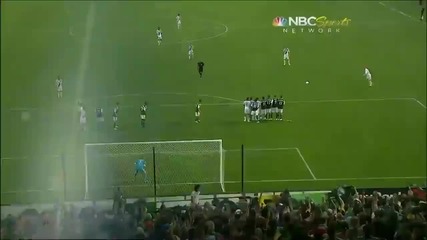 гол от пряк свободен на Beckam!