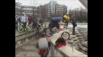 Extreme Trial Bike Jumps