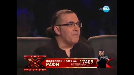 X Factor Bulgaria - Рафи Богосян (01.11.2011)