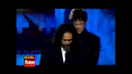 Metallica at Rock and Roll Hall of Fame 2009 1/2