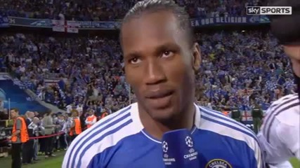 Интервю с Didier Drogba и Peter Cech след мача с Bayer Munich