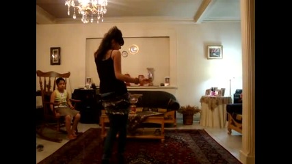 Iranian Girl Arabic Dancing