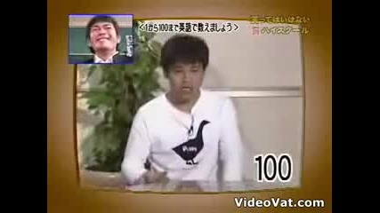 Japanese guy counting in english Funnyy 
