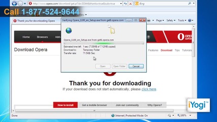 How to install Opera® 11 on Windows® 7