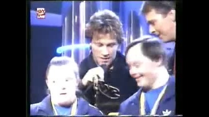 Jon Bon Jovi Giving Special Olympics Awards 