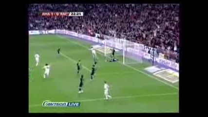 Real Madrid 1 - 0 Racing Santander Highlights (21.11.09) 