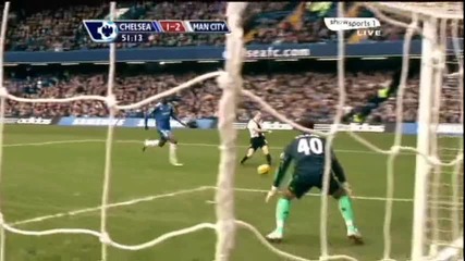 27.02.2010 Челси 2 - 4 Манчестър Сити първи гол на Крейг Белами 