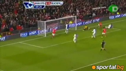 27.11.2010 Берба с пет гола, Юнайтед - Блекбърн 7 : 1 Мач от Английската Висша Лига 