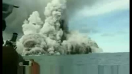 изригване на подводен вулкан ! 