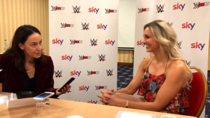 Charlotte on becoming a WWE Superstar: "It's a crazy story"