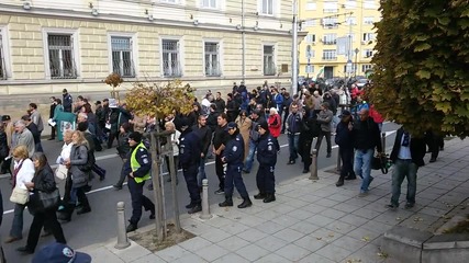 Шествието на АТАКА в подкрепа на Волен Сидеров