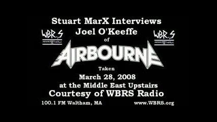 Stuart MarX Interview with Joel OKeeffe of Airbourne