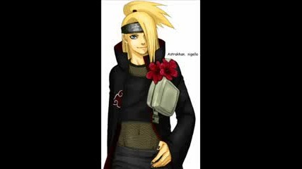 deidara sexy back 