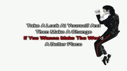 Michael Jackson - Man in the mirror - Karaoke