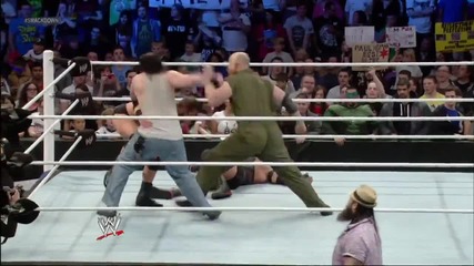 Cm Punk и Daniel Bryan vs. Ryback and Curtis Axel+браян и Пънк надхитряват Wyatts Smackdown 15.11.13