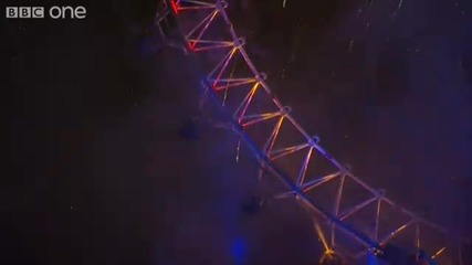 London Fireworks on New Years Day 2011 - New Year Live - Bbc One 