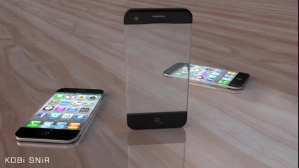 Iphone 5 с прозрачен дисплей!