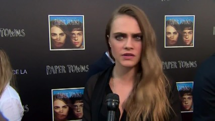 'Paper Towns' Star Cara Delevingne At You Tube Livestream Event