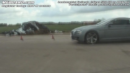Bmw M6 Не отстъпва пред Lamborghini Gallardo E Gear