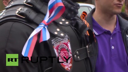 Germany: 'Night Wolves' leave Dachau after paying respects to WWII victims