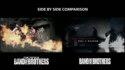 Team Fortress Band of Brothers (comparison Video)