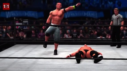 John Cena's greatest Wwe 2k14 maneuvers- Wwe 2k14 Top 10
