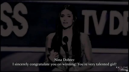 Nina Dobrev || Peoples Choice Awards 2012