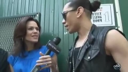 Backstage with the Black Eyed Peas - Good Morning America 